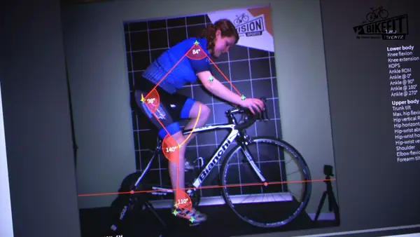 Bikefit: bewegingsanalyse met hoekmetingen in beeld