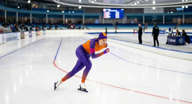 In de werkplaats van Vision Sports waar schaatsen worden geslepen